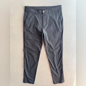 Lululemon Commission Pants Men's 34x31  Performance Chino Gray Slim Fit
